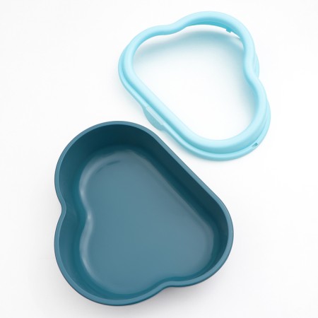 Toilet "Cloud" with a triangular side 48.5 x 39 x 20 cm, blue-6