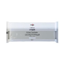 Plasticine sculptural white, soft, 1000 g, 