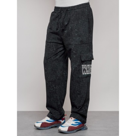 Sports male trousers, size 52, dark green color-9