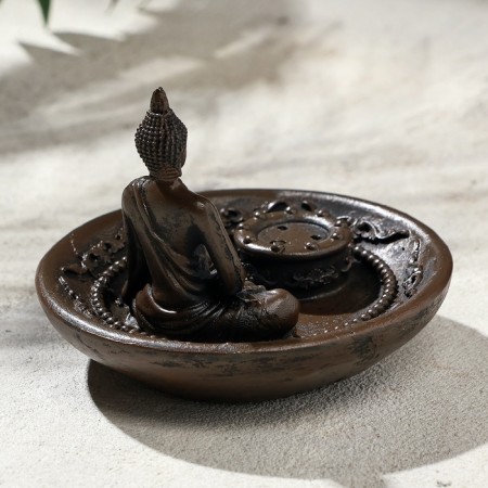 Buddha Buddhas stand for incense 9x9x7cm-3