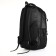 Youth backpack with a zipper, 4 pockets, black/green color