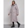 Coat insulated winter female, size 46, color gray