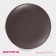 Board ceramic dessert shade "Pastel", D = 19 cm, the color is gray-brown