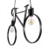 Bayerlux suspension lamp Bayerlux "Shelda" 2x40W E27 Black 68x10x40 cm