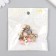 Button plastic for creativity "mother -of -pearl pearl" set of 15 pcs mix 1.2x1.2x1.1 cm