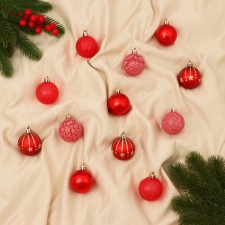Set of balls plastic D-5 cm, 12 pcs 
