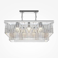 Suspension lamp Maytoni Mod085PL-08CH, 8HE14, 40W, 80x34.8x114 cm, chromium color