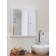 Hilton Premium Right bathroom set, white color