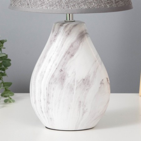 Aletta table lamp E14 40W gray 22x22x38 cm Risalux-4