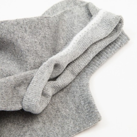 Women's socks "trackers", gray color, size 23-25-3