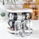 Set for glass spices on the stand "Modern", 17.5 × 8 × 18 cm, 90 ml, 4 × 9.5 cm, 8 pcs