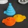 Fold -shaped funnel "Quadro", 7 × 9 cm, color mix