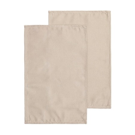 Napkins, size 30x45 cm - 2 pcs, beige color-1