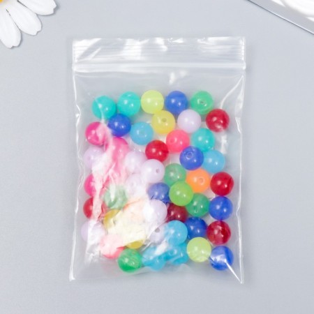 Beads for creativity plastic "Gel balls" set 50 pcs d = 1 cm-2