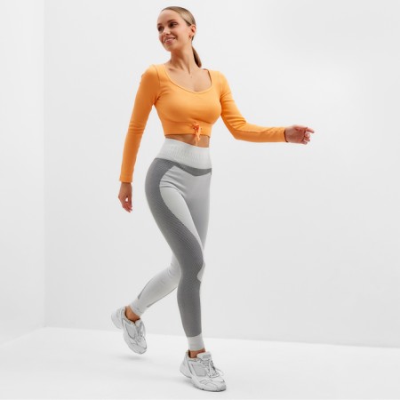 TOP with a long sleeve Minaku: Sportly; color orange rr l l-6