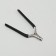 Pedicure nippers "Premium", hidden spring, 11.5 cm, blade length - 6 mm, silver/black color
