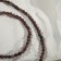 Beads ball No. 4 "Grenat", 50 cm