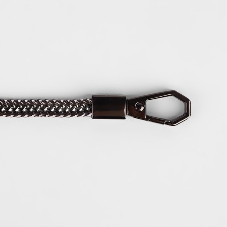 A chain for a bag, with carbines, d = 6 mm, 60 cm, nickel color-1