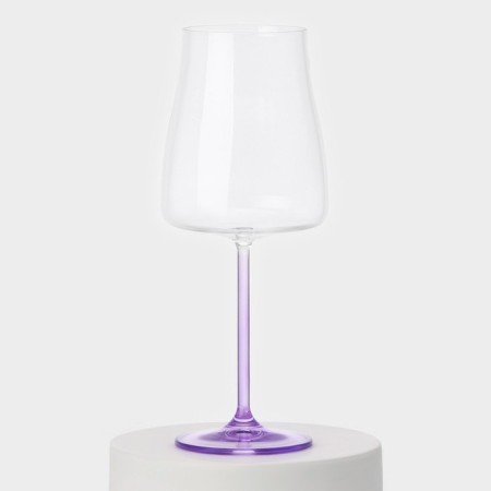 Set of glass glasses Rainbow Fresh, 400 ml, decor, 6 pcs-1
