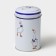 Bank with a lid for bulk products "geese", 1.1 l, d = 9.9 cm, round