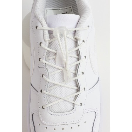 Braus laces, elastic, white, 100 cm