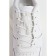 Braus laces, elastic, white, 100 cm