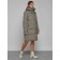 Coat insulated winter female, size 44, khaki color