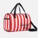Sports bag with lightning, 2 outer pockets, long belt, red/white color