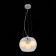 Suspension lamp ST LUCE. SL512.103.03. Uvo. 3x60 watts, E27 Globe, 30x30x20 cm, chromium color