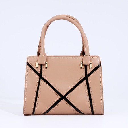 Bag Female Tout with zipper, beige color