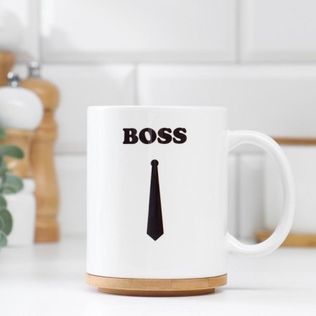 Sublimation mug "BOSS", with application-1