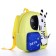 Children's backpack on lightning, 1 outer pocket, yellow color