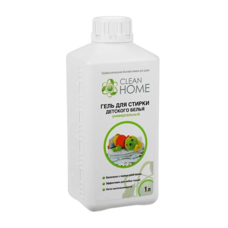 Clean Home washing liquid, gel, for washing children's linen, 1 liter