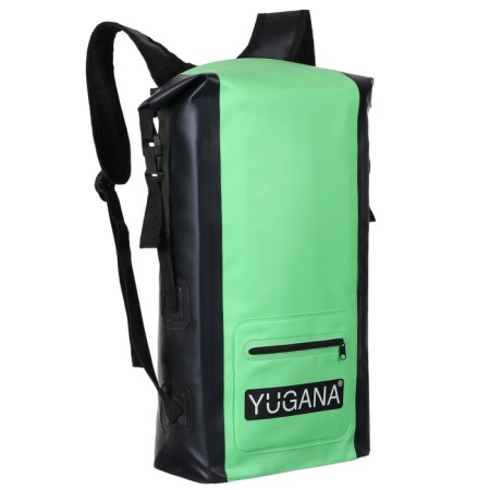 Hermevyukzak Yugana, PVC, waterproof 15 liters, green-9