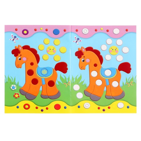 Developing stickers for kids "house"-1