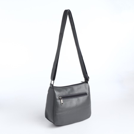 Women's bag with lightning, gray color-2