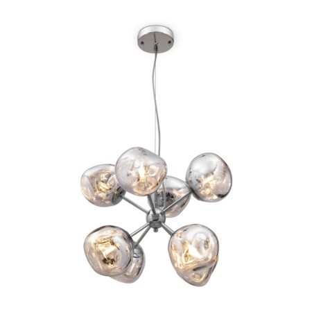 Suspended lamp Freya Fr5378PL-08SM EJECTION, 460x460x1220 mm, G9, 8x40W, color chromium-1
