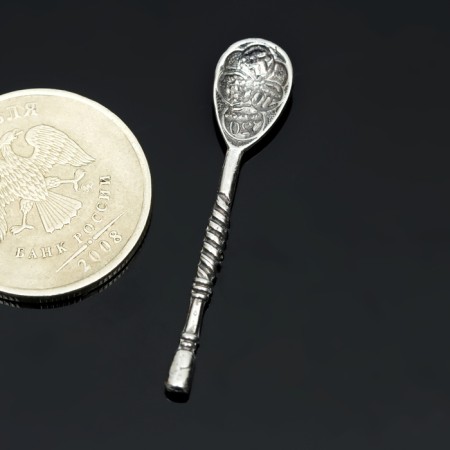 Kosheel souvenir "A spoon-bellitut. Carved", tin, 3.9x0.9x0.3 cm
