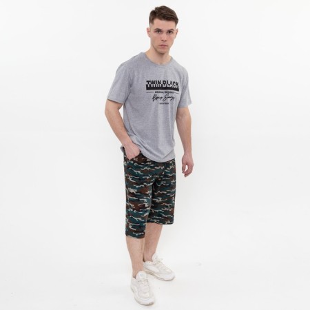 Male shorts, sea wave camouflage, size 56