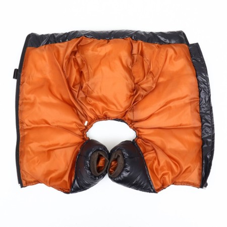 Kombinson for dogs with a slope "Moden", size 10 (DS 25, OG 34, Osh 24 cm), black-7