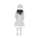 Carnival costume "Snow Maiden Crystal", p. 30, height 116 cm