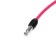 Lock Lockland bike castle, 6x650 mm, perforated key, pink