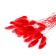 Dry -flowers "Lagurus", set of 30 pcs., Red color