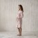 Tao robe, size m, gray-pink color