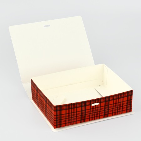 Folding New Year's Box “Cozy Classic”, 16.5 x 12.5 x 5 cm, New Year-4