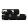 Terry towel, size 50x90 cm, black color