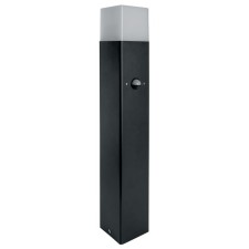 Sadovo-park lamp Feron DH0207, IP44, E27, 10 W, 80x80x450 mm, black color