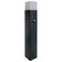 Sadovo-park lamp Feron DH0207, IP44, E27, 10 W, 80x80x450 mm, black color
