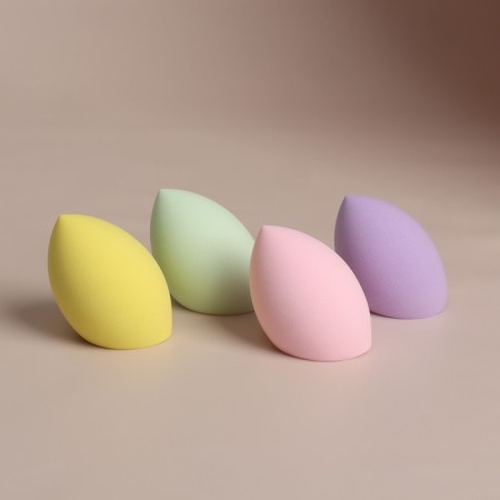 Mowed sponge for makeup "drop", 6.5 × 4 × 4 cm, color mix-7