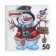 New Year's napkins Paper Harmony “Snowman”, 24x24 cm, 50 sheets